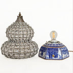Lumière – Crystal & Vintage Ceramic Table Lamp, Code: TL01002