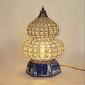 Lumière – Crystal & Vintage Ceramic Table Lamp, Code: TL01002