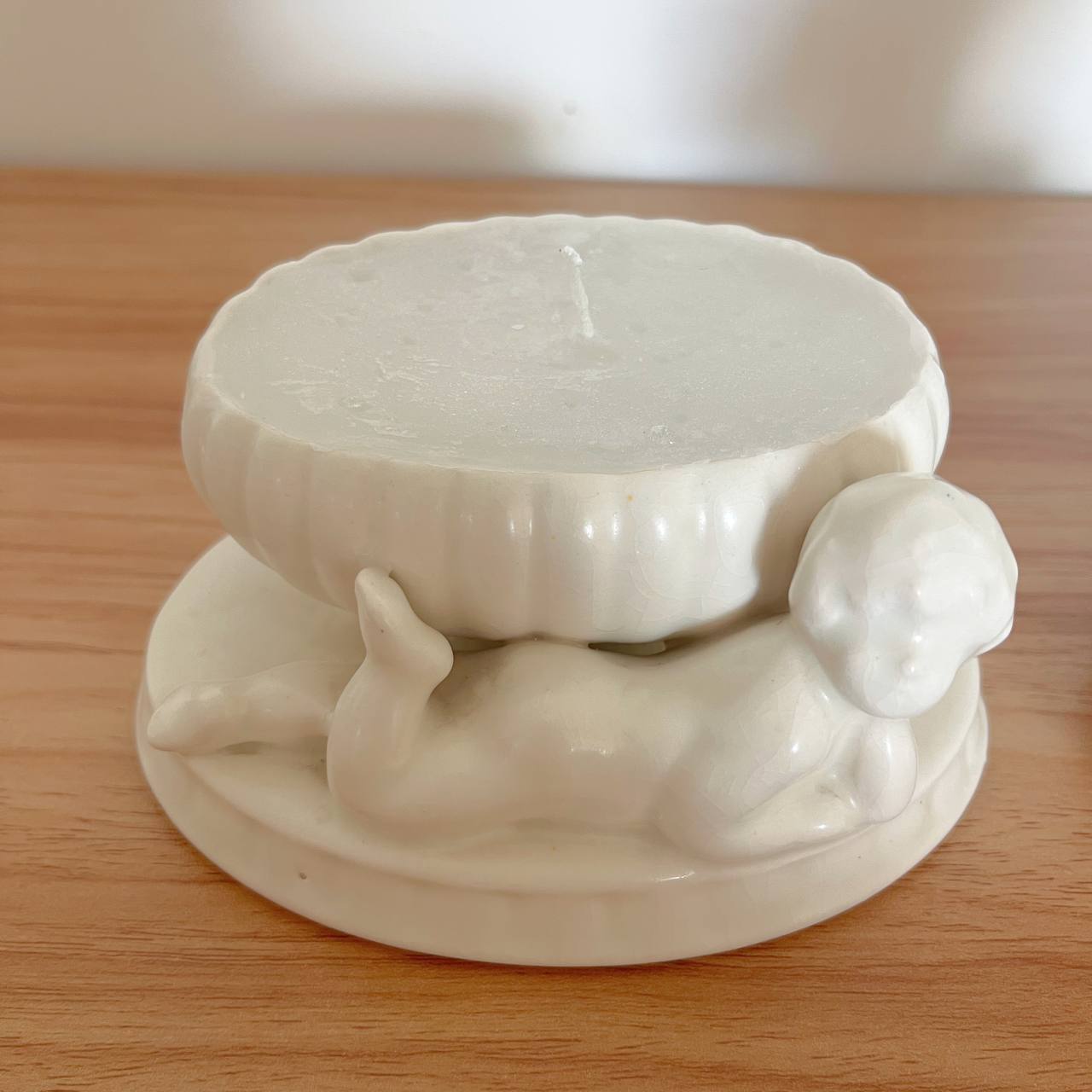 Little Guardians – Vintage Cherub Candle & Match Holder Set
