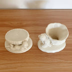Little Guardians – Vintage Cherub Candle & Match Holder Set