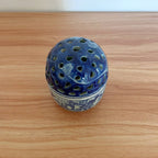 Koi Bloom – Vintage Blue & White Ceramic Bud Vase